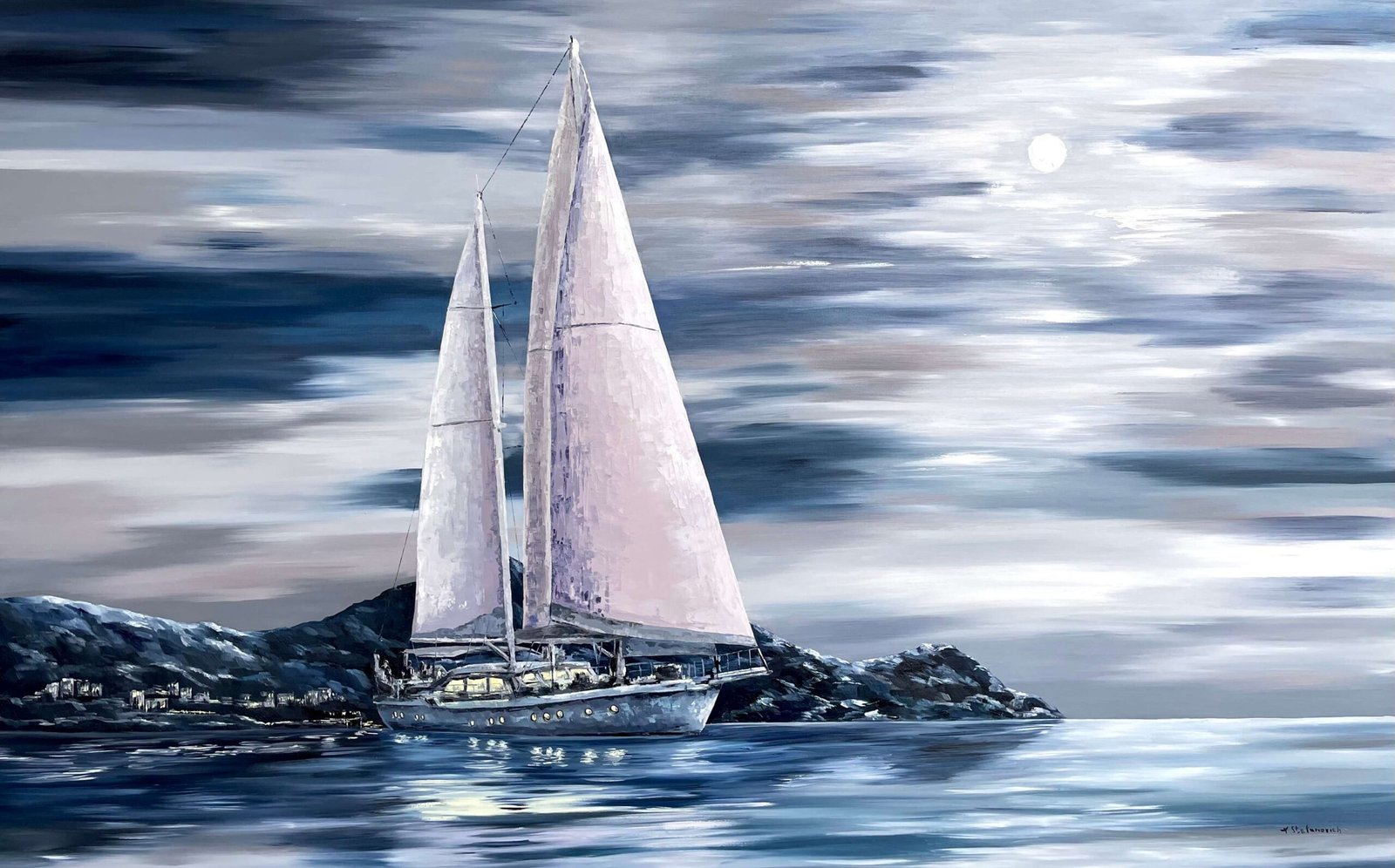 Boat series, Moonlight