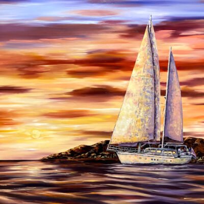 Boat series, Sunset