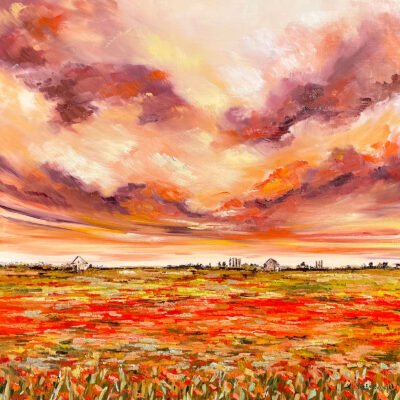 Fields series, Poppy Sunset